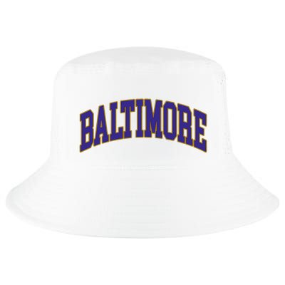 Baltimore Text Cool Comfort Performance Bucket Hat