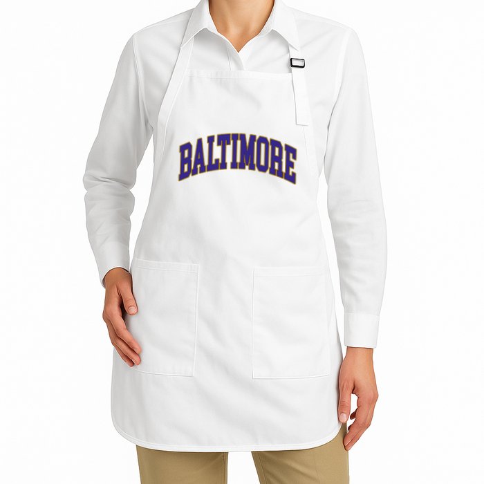 Baltimore Text Apron