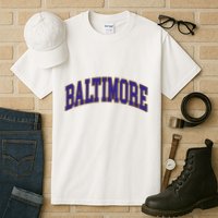 Baltimore Text Tall T-Shirt