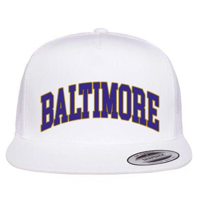Baltimore Text Flatbill Hat