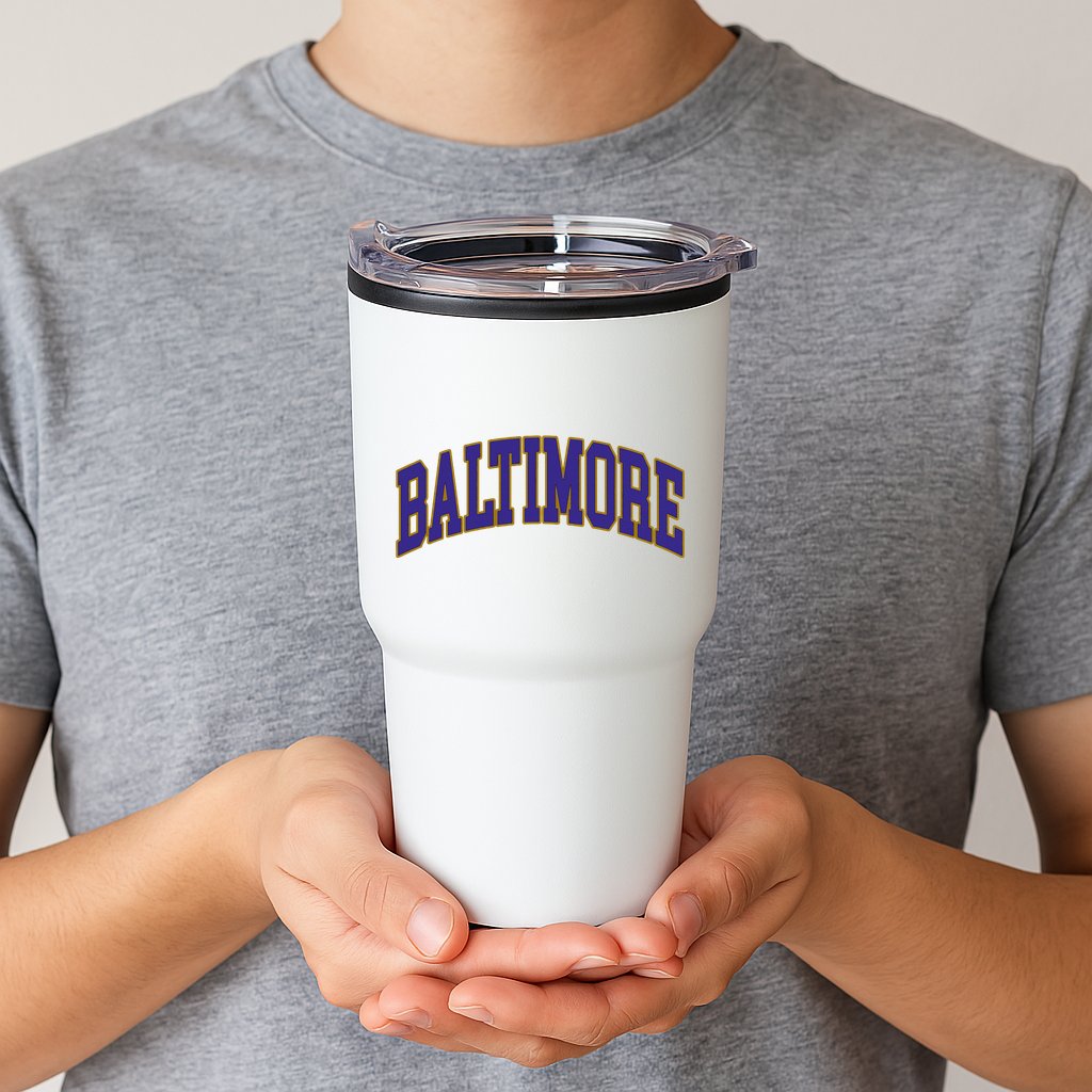 Baltimore Text Tumbler