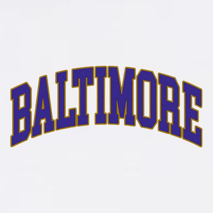 Baltimore Text Magnet