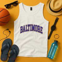 Baltimore Text Tank Top