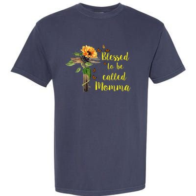 Blessed To Be Called Momma Garment-Dyed Heavyweight T-Shirt