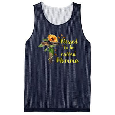 Blessed To Be Called Momma Mesh Reversible Basketball Jersey Tank