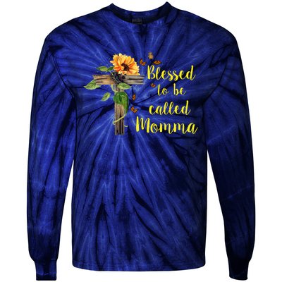 Blessed To Be Called Momma Tie-Dye Long Sleeve Shirt