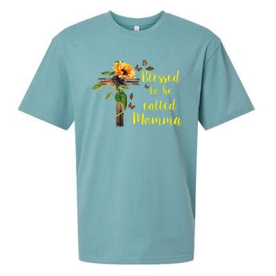 Blessed To Be Called Momma Sueded Cloud Jersey T-Shirt