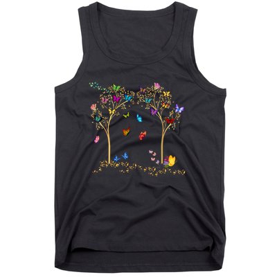 Butterfly Tree Beautiful Butterflies Tank Top