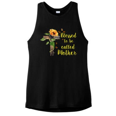 Blessed To Be Called Mother Ladies PosiCharge Tri-Blend Wicking Tank