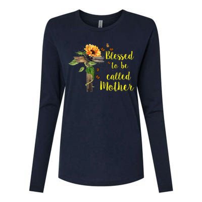 Blessed To Be Called Mother Womens Cotton Relaxed Long Sleeve T-Shirt