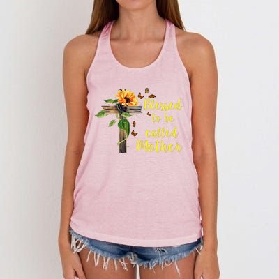 Blessed To Be Called Mother Women's Knotted Racerback Tank