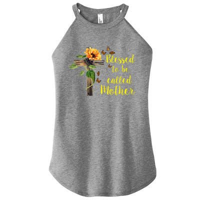 Blessed To Be Called Mother Women's Perfect Tri Rocker Tank