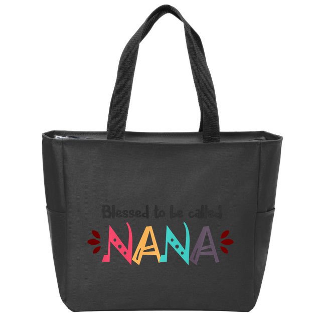 Blessed To Be Called Nana Zip Tote Bag