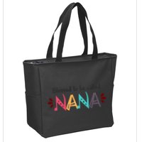 Blessed To Be Called Nana Zip Tote Bag