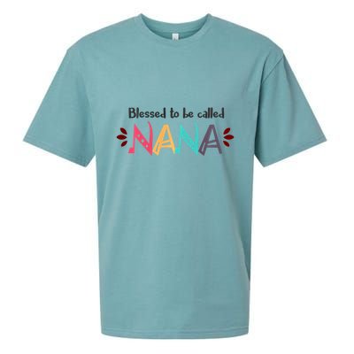 Blessed To Be Called Nana Sueded Cloud Jersey T-Shirt