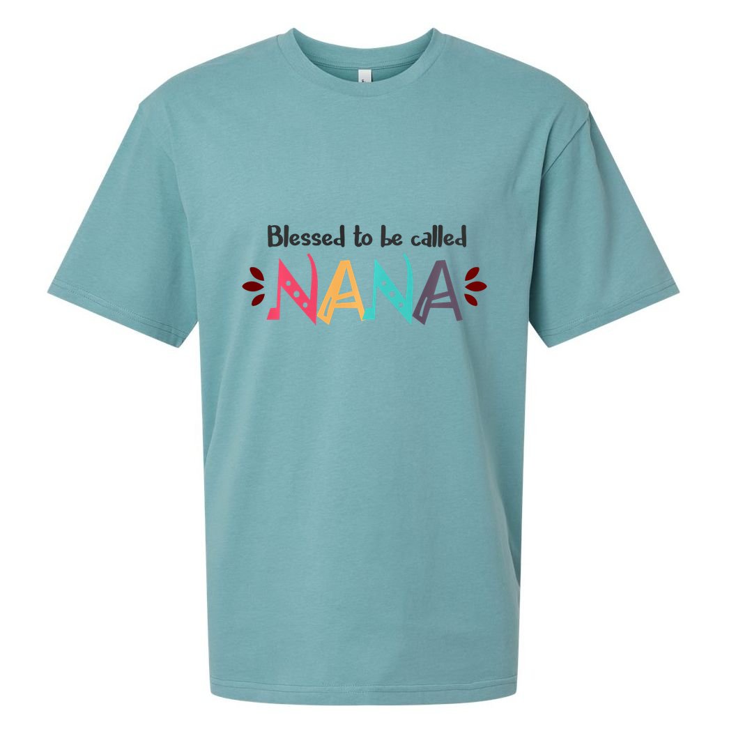 Blessed To Be Called Nana Sueded Cloud Jersey T-Shirt