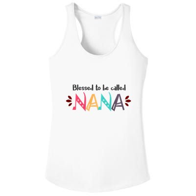 Blessed To Be Called Nana Ladies PosiCharge Competitor Racerback Tank