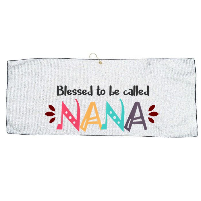 Blessed To Be Called Nana Large Microfiber Waffle Golf Towel