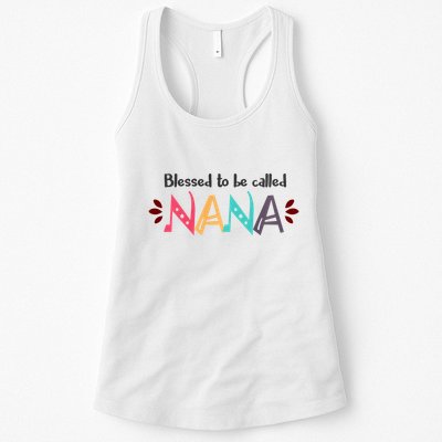 Blessed To Be Called Nana Womens Tank Top
