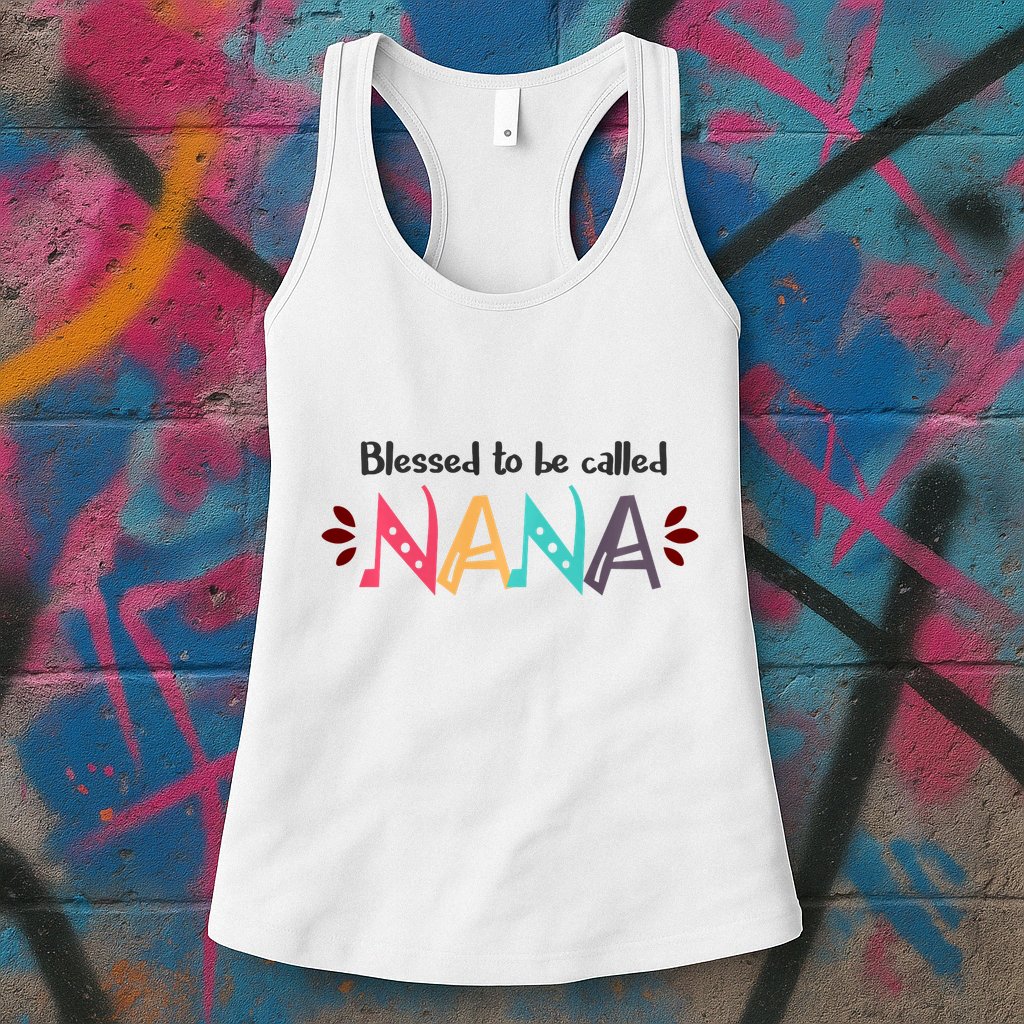 Blessed To Be Called Nana Womens Tank Top