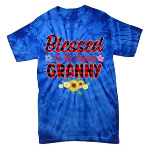 Blessed To Be Called Granny Sunflower Granny Mothers Day Gift Tie-Dye T-Shirt