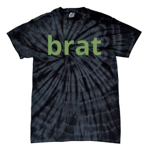 Brat Text Tie-Dye T-Shirt