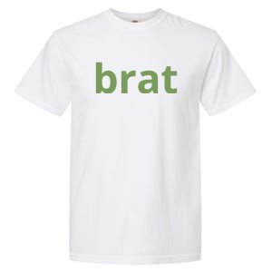 Brat Text Garment-Dyed Heavyweight T-Shirt