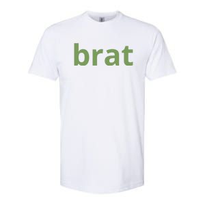 Brat Text Softstyle CVC T-Shirt