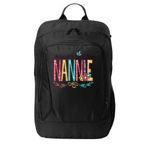 Blessed To Be Called Nannie Colorful Grandma City Backpack