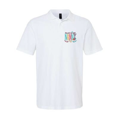 Blessed To Be Called Nanny Colorful Grandma Polo