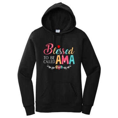 Blessed To Be Called Ama Colorful Art Women's Pullover Hoodie