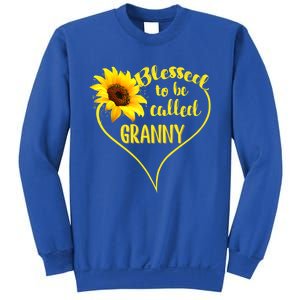 Blessed To Be Called Granny Sunflower Mothers Day Gift Sweatshirt