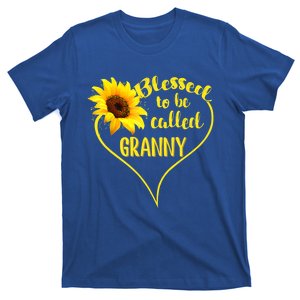 Blessed To Be Called Granny Sunflower Mothers Day Gift T-Shirt