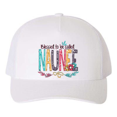 Blessed To Be Called Naunee Colorful Grandma Yupoong Adult 5-Panel Trucker Hat