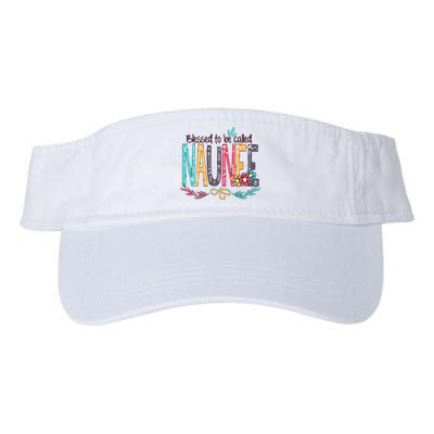 Blessed To Be Called Naunee Colorful Grandma Valucap Bio-Washed Visor