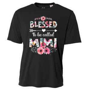 Blessed To Be Called Mimi Funny Mimi Mother's Day Cooling Performance Crew T-Shirt