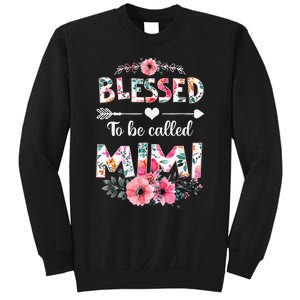 Blessed To Be Called Mimi Funny Mimi Mother's Day Sweatshirt