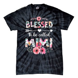 Blessed To Be Called Mimi Funny Mimi Mother's Day Tie-Dye T-Shirt