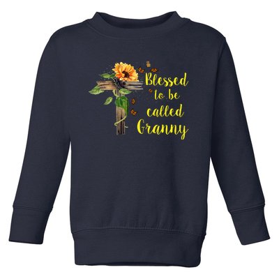 Blessed To Be Called Granny Toddler Sweatshirt