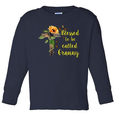 Blessed To Be Called Granny Toddler Long Sleeve Shirt