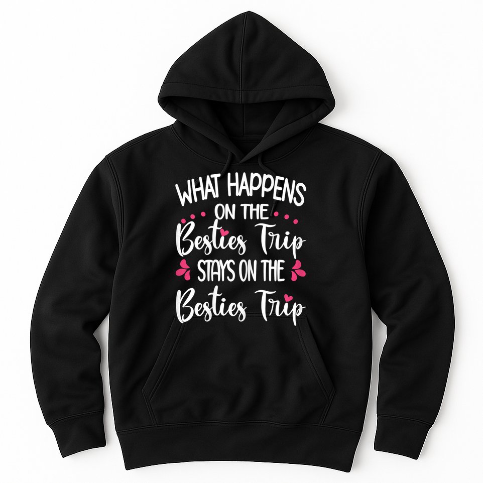 Besties Trip Best Friend Vacation Travel Girl S Squad Hoodie