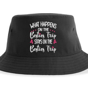 Besties Trip Best Friend Vacation Travel Girl S Squad Sustainable Bucket Hat