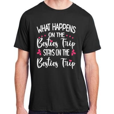 Besties Trip Best Friend Vacation Travel Girl S Squad Adult ChromaSoft Performance T-Shirt