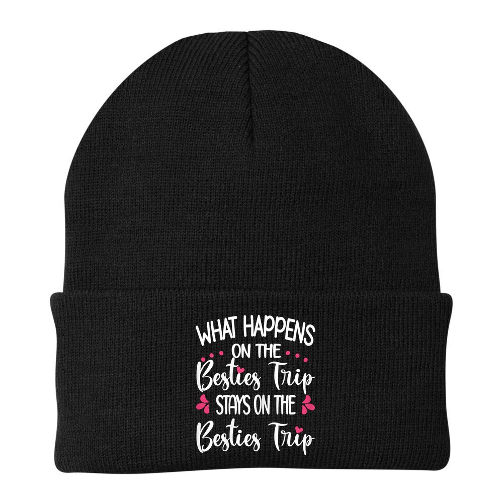 Besties Trip Best Friend Vacation Travel Girl S Squad Beanie
