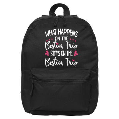 Besties Trip Best Friend Vacation Travel Girl S Squad 16 in Basic Backpack