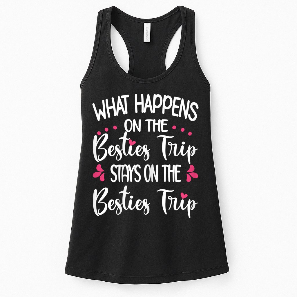Besties Trip Best Friend Vacation Travel Girl S Squad Womens Tank Top