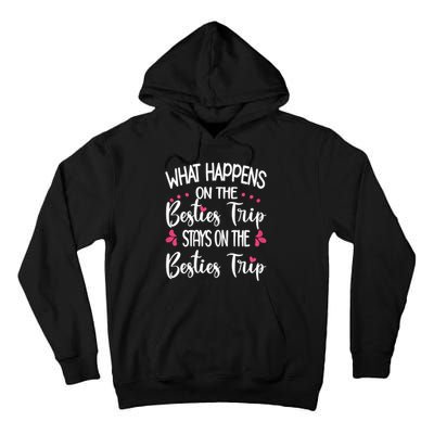 Besties Trip Best Friend Vacation Travel Girl S Squad Tall Hoodie