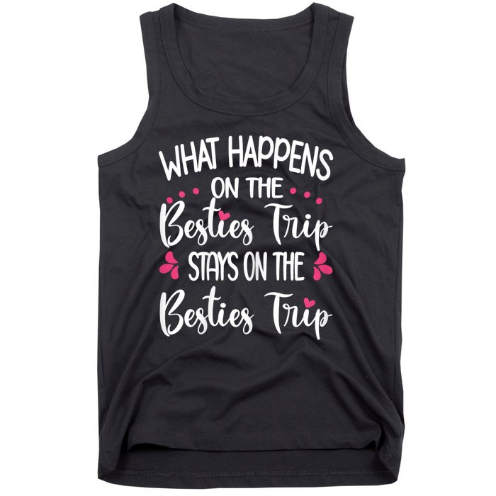 Besties Trip Best Friend Vacation Travel Girl S Squad Tank Top