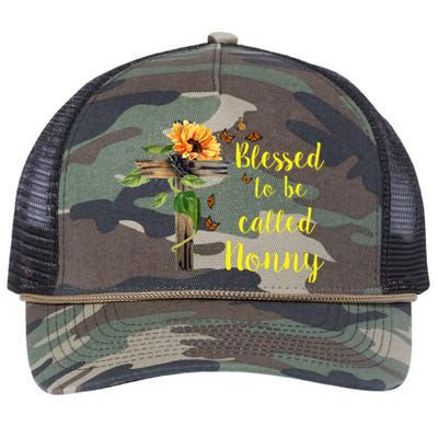 Blessed To Be Called Nonny Retro Rope Trucker Hat Cap