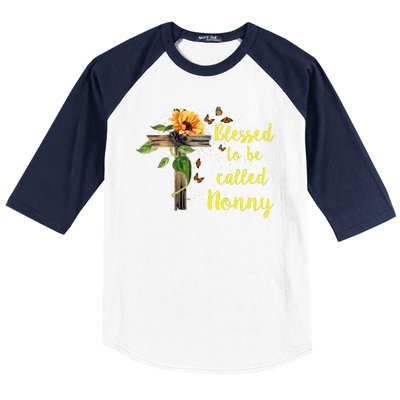 Blessed To Be Called Nonny Baseball Sleeve Shirt